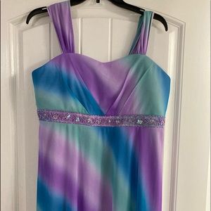 Beautiful Blue and Purple Speechless Dress.